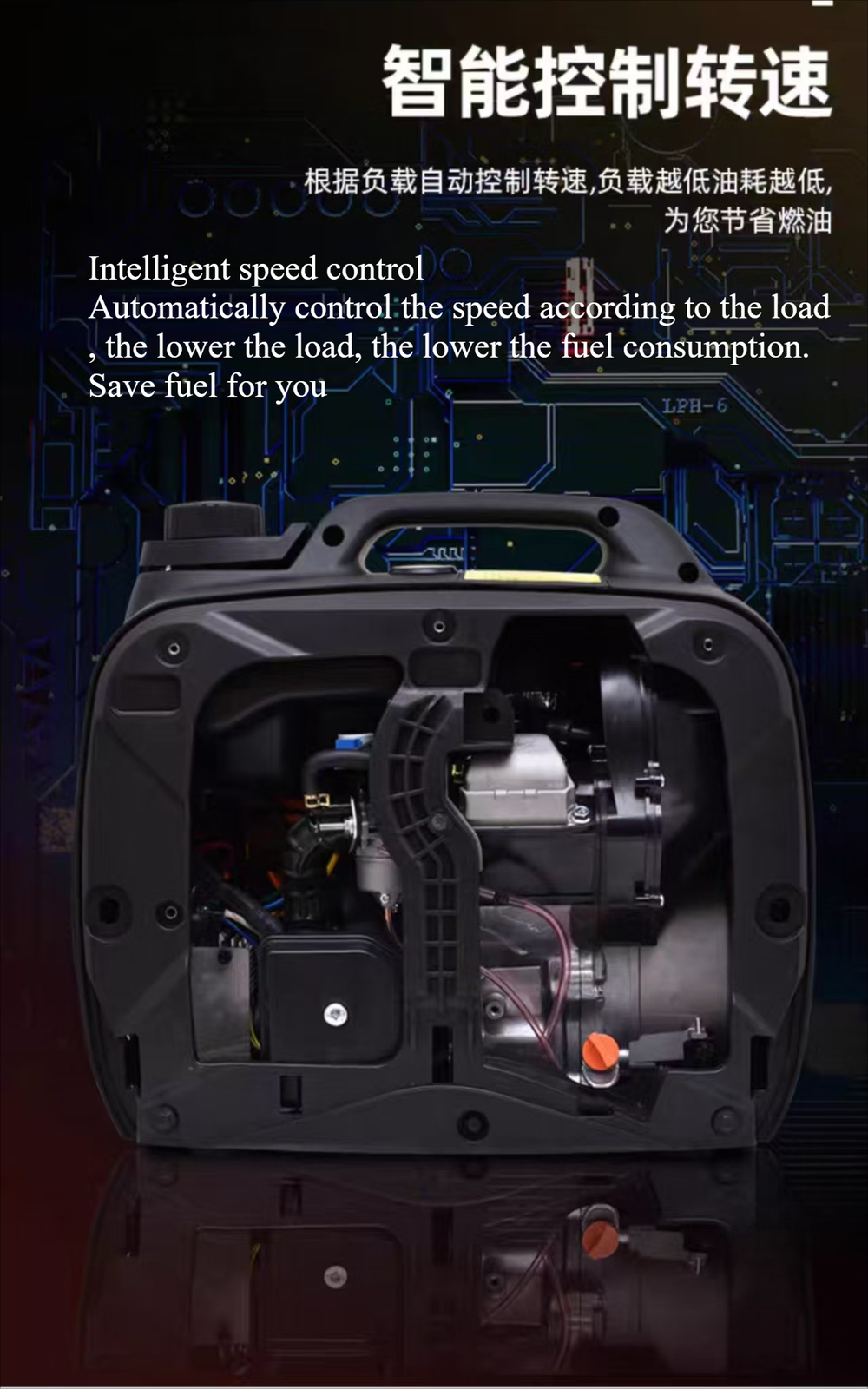 24V DC Gasoline Generator for Large Trucks Truck Parking Air Conditioner
