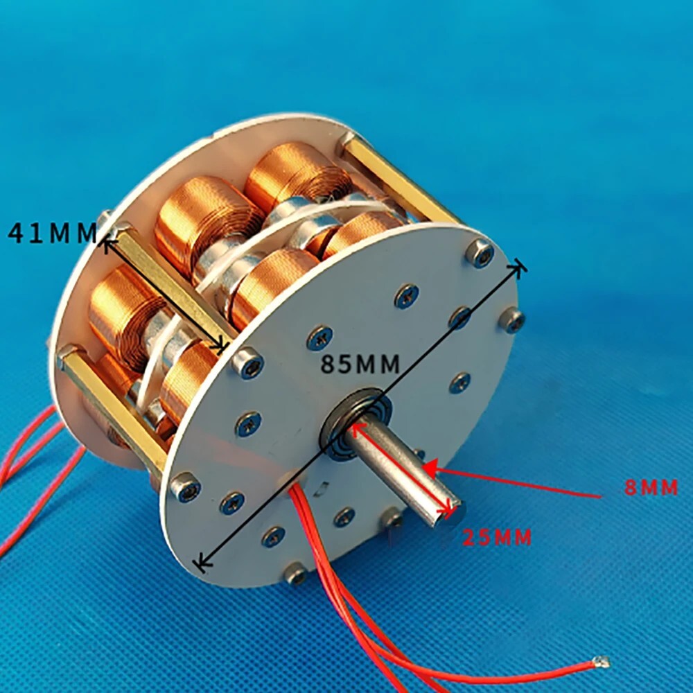Double-Layer Disc Type Iron Core Generator Permanent Magnet Brushless Generators