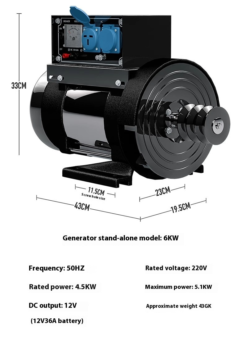 High Power Small Generator Generator Frequency 50HZ Diesel Generating Set 10KW