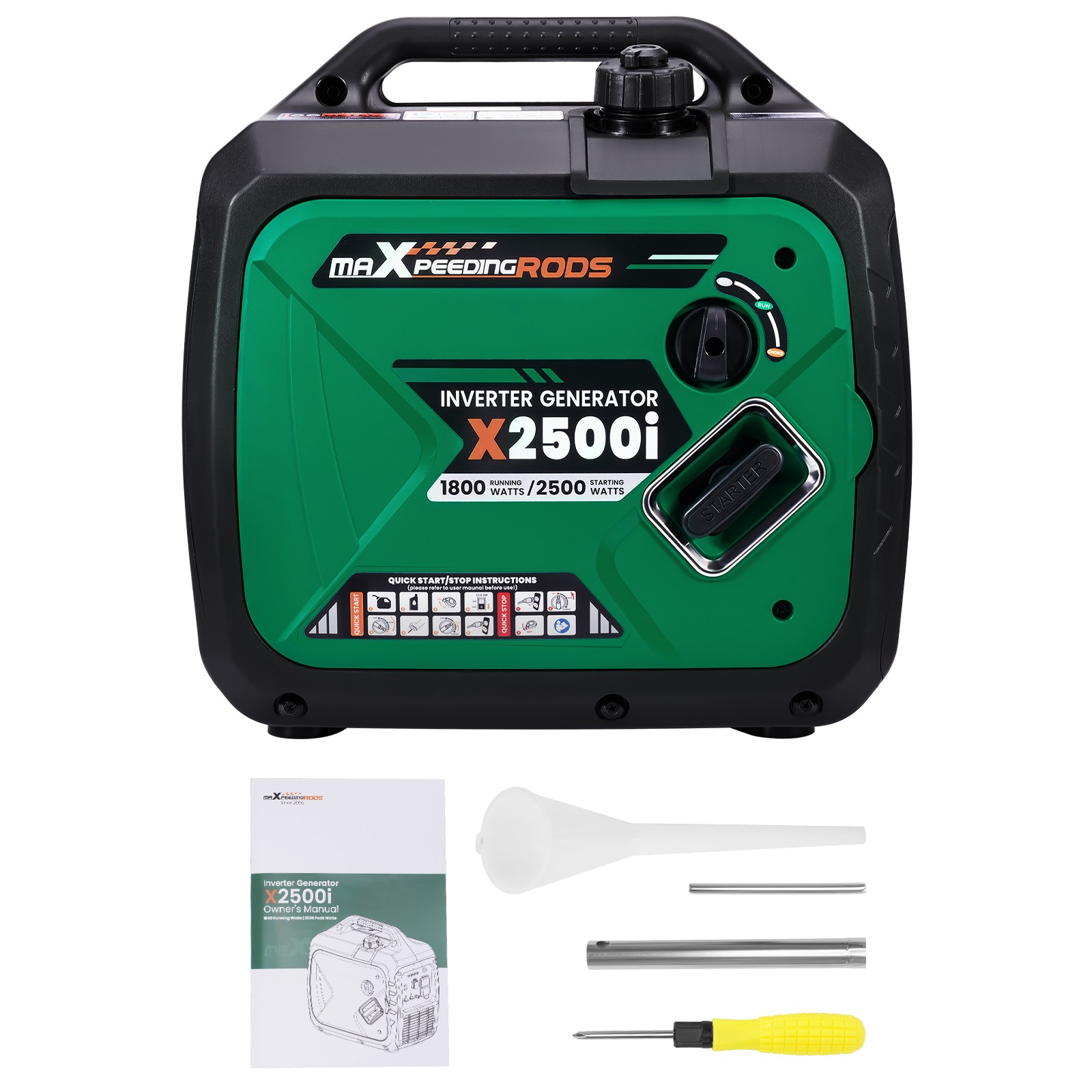 Lightweight 18kg 2500W Inverter Generator for Garden & Courtyard Lighting