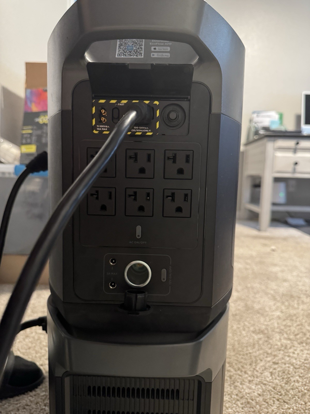 EcoFlow DELTA Max 4032Wh Solar Generator + Extra Battery USED Boise ID