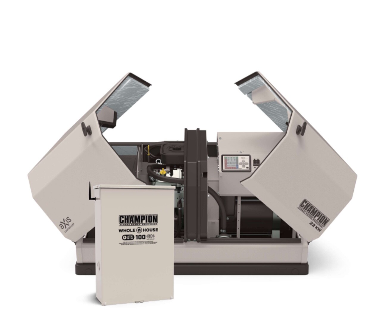 Champion 22kW aXis Generator w/200A SE NEMA 3R Whole House aXis ATS