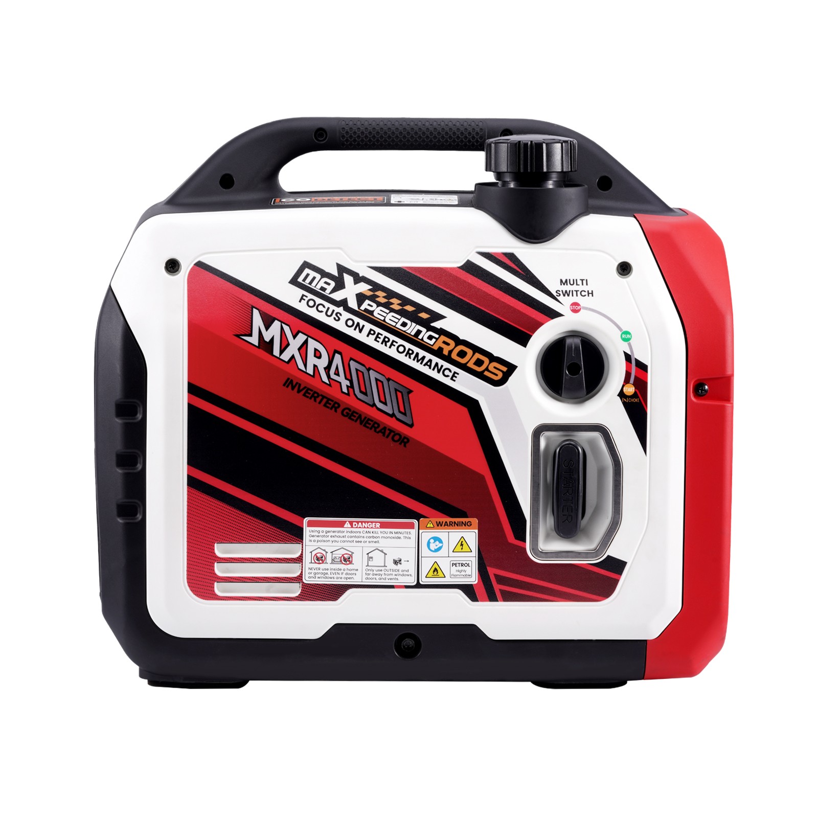4KW Quiet Generator Inverter Portable For Home Backup EV-Charging w/Bluetooth