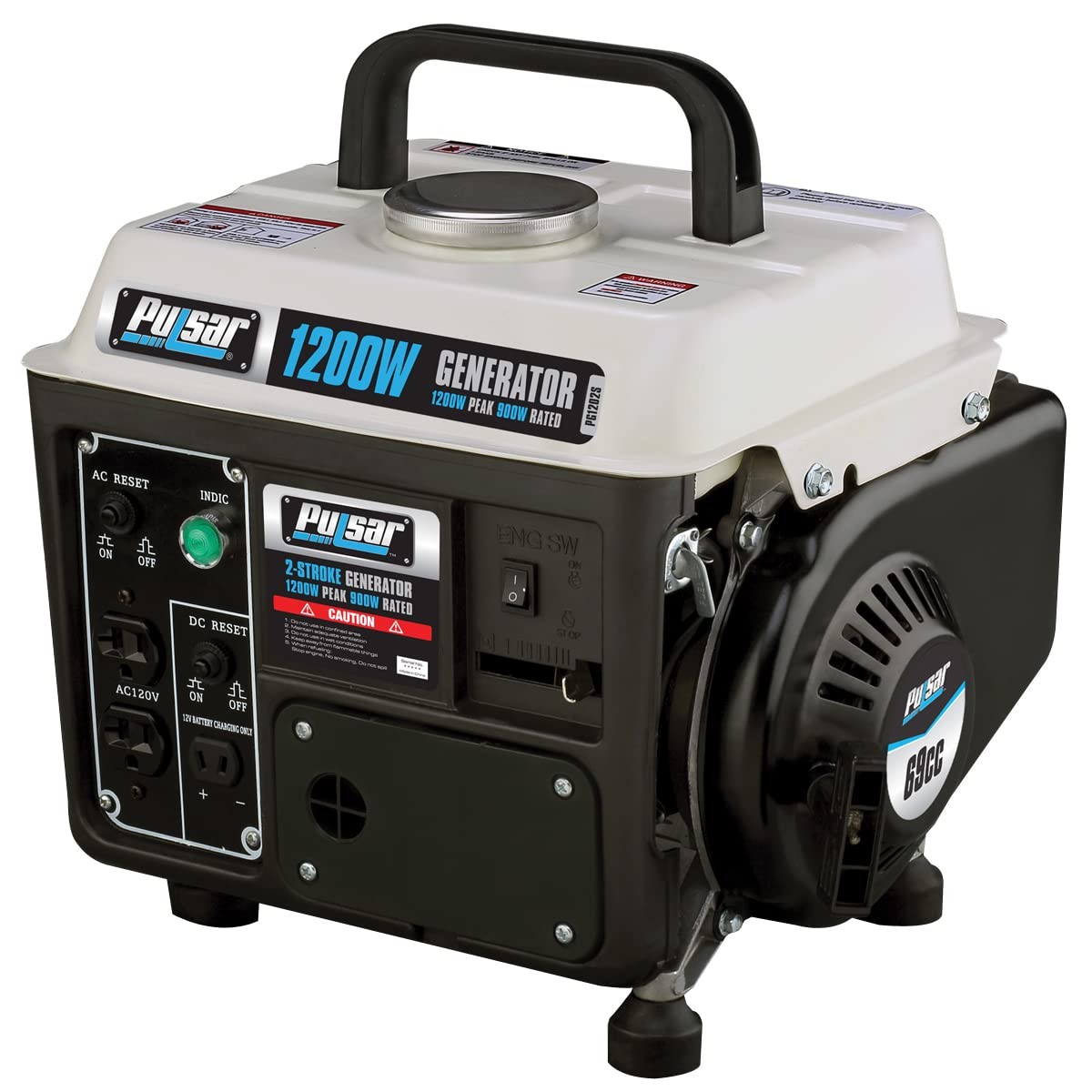 1200W Electric Generator Portable 900W Compact Design for Camping Outdoor Use