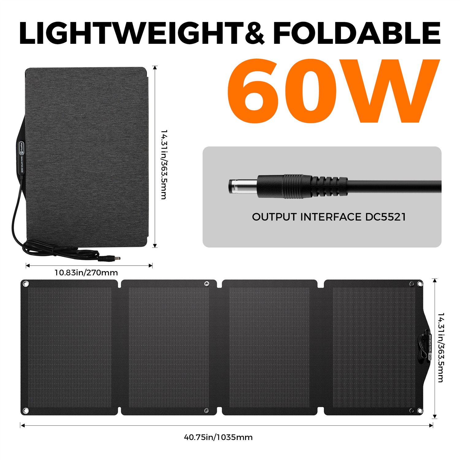 FlashFish A201 200W 172Wh Solar Generator With Solar Panel 60W 18V for Camping