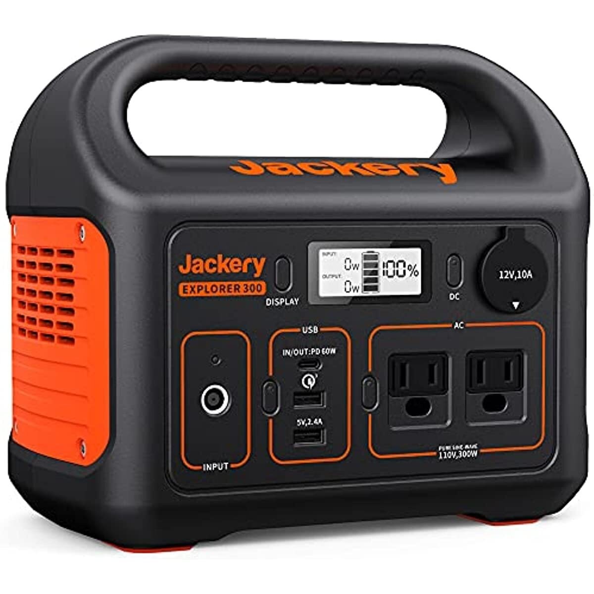 Portable Power Station Explorer 300W Pure Sine Wave AC Outlet Solar Generator US