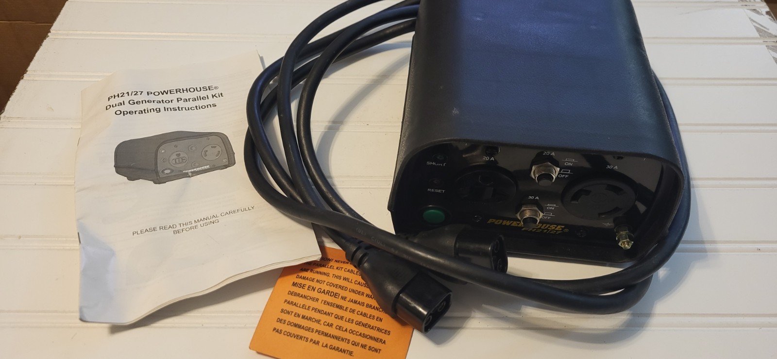 Powerhouse Dual Generator Parallel Kit 69276 for Models PH2100PRI & PH2700PRI