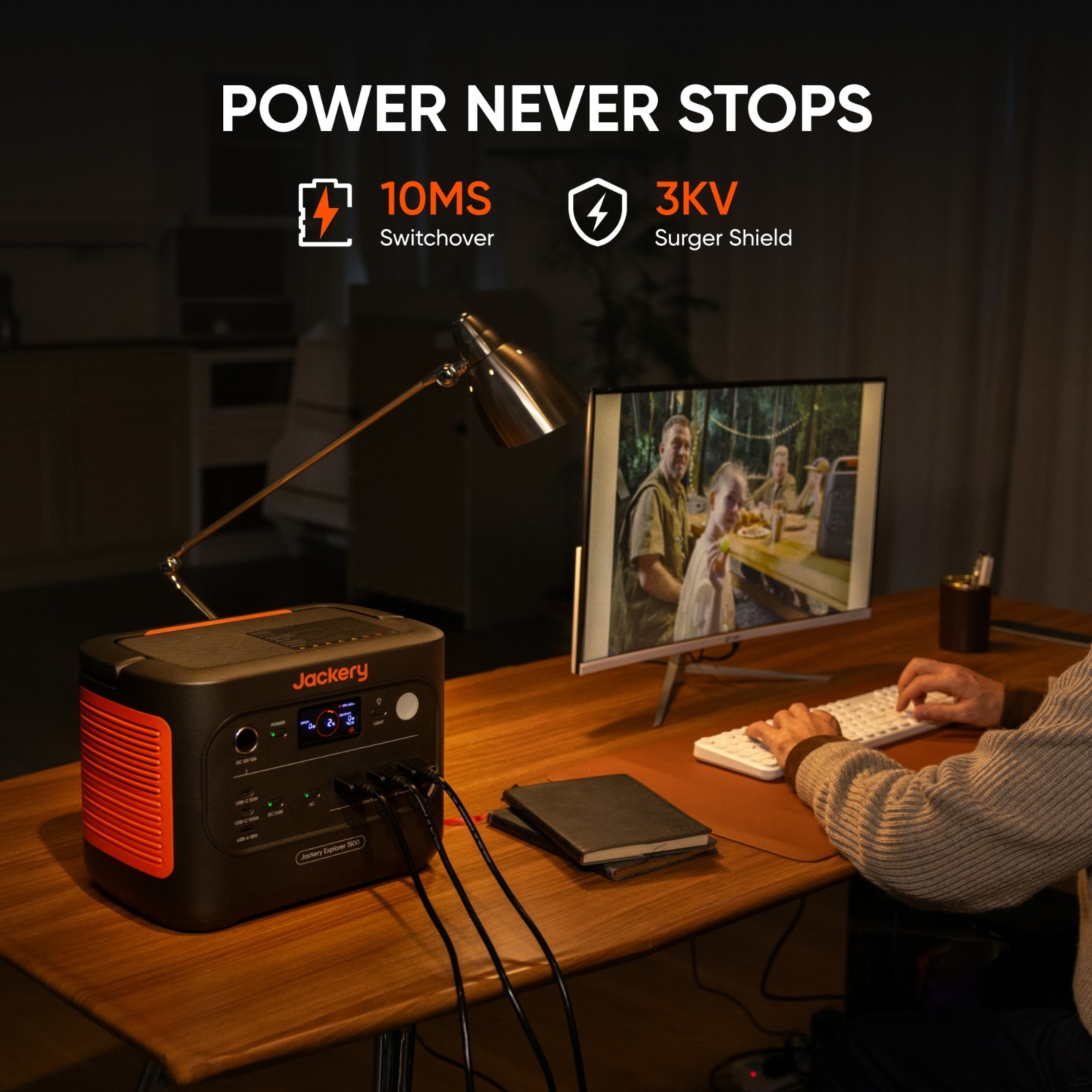 Jackery Portable Power Station Explorer 1500 V2, 1534Wh