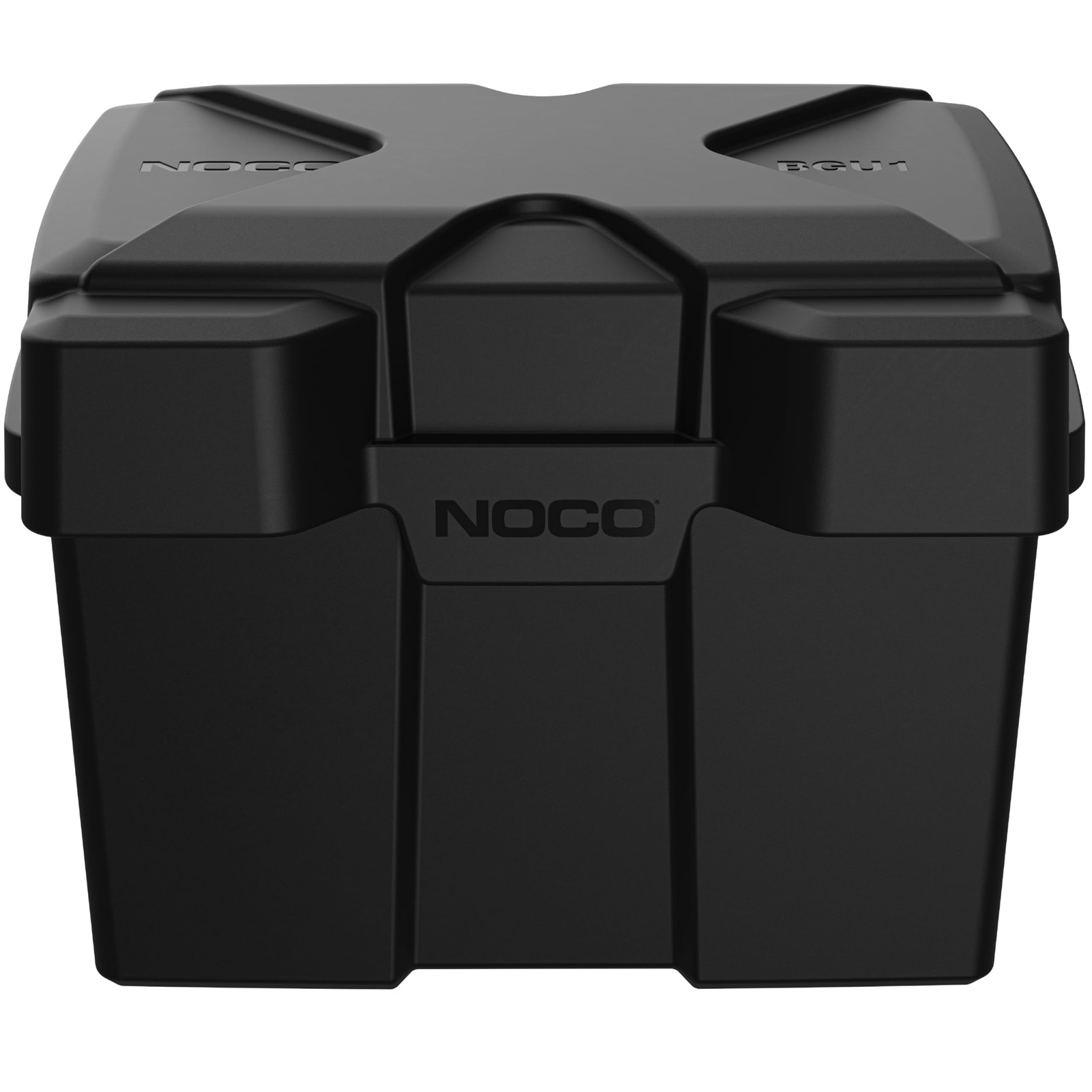 12V Battery Box Group U1 Heavy-Duty Snap-Top Protective Case Black