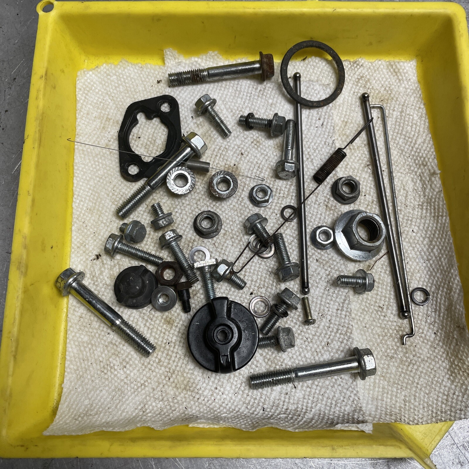 OEM USED 163CC CHAMPION GENERATOR ACPES 163101 MISC. HARDWARE FROM TEARDOWN