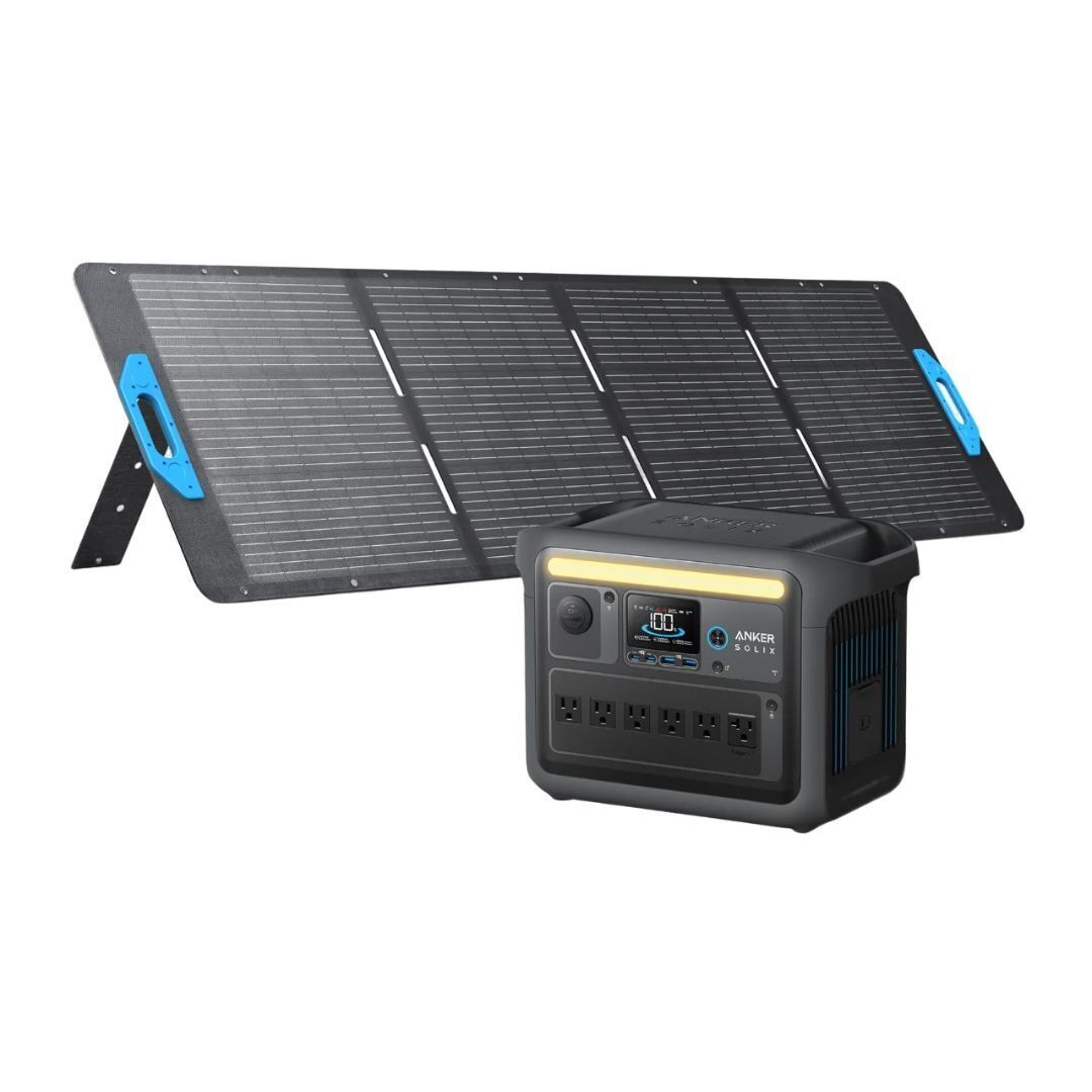 Anker SOLIX C1000X 1056Wh Solar Generator 200W Solar Panel POWERFUL
