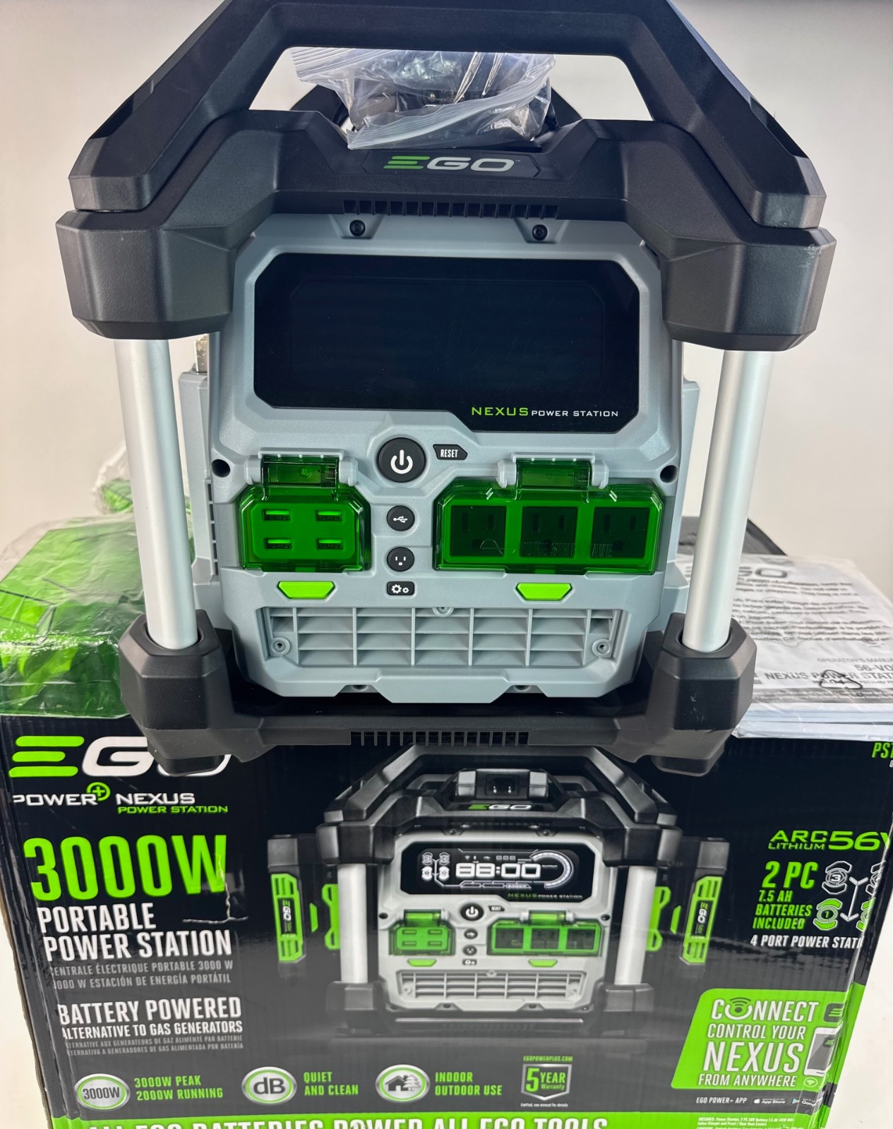 New EGO 3000W Nexus Portable Power Station Generator – PST3040 – Bare Tool ONLY
