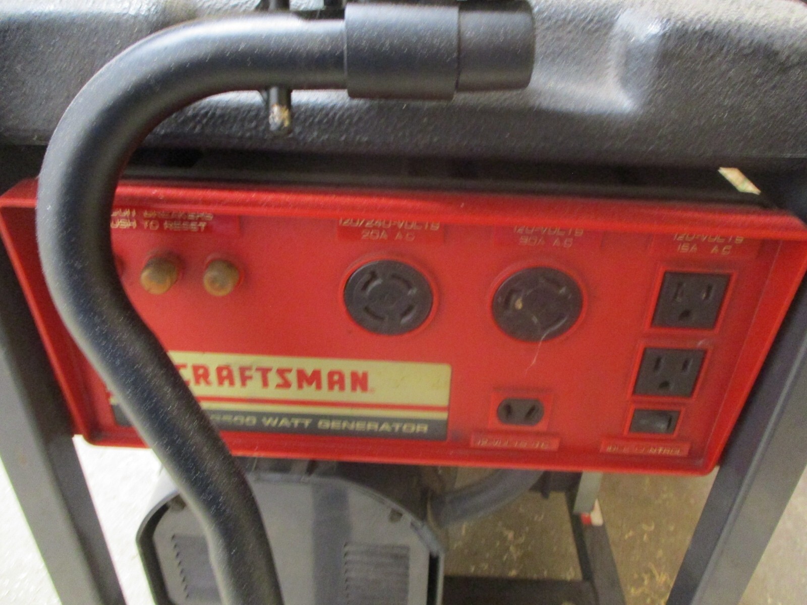 Craftsman 3500-Watt Gasoline Portable Generator used runs good