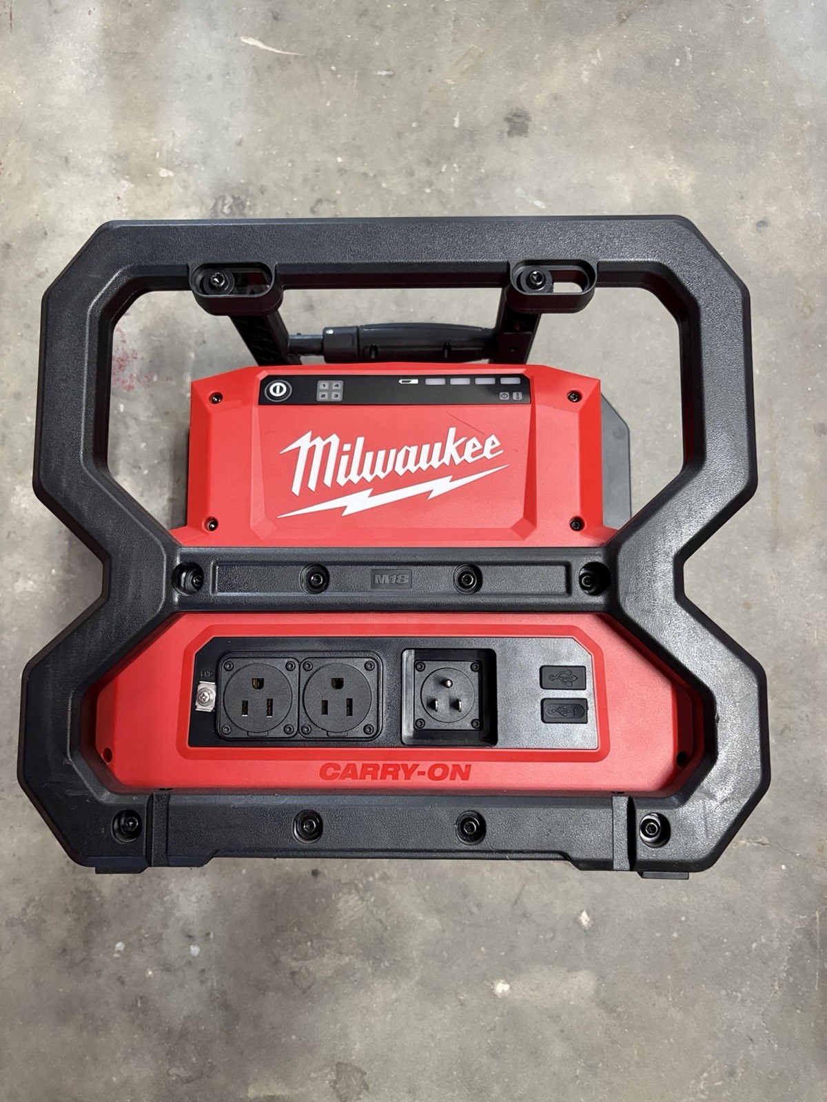 Milwaukee 2845-20 M18 CARRY-ON 3600W/1800W Power Supply | MINT! MISSING CORD!