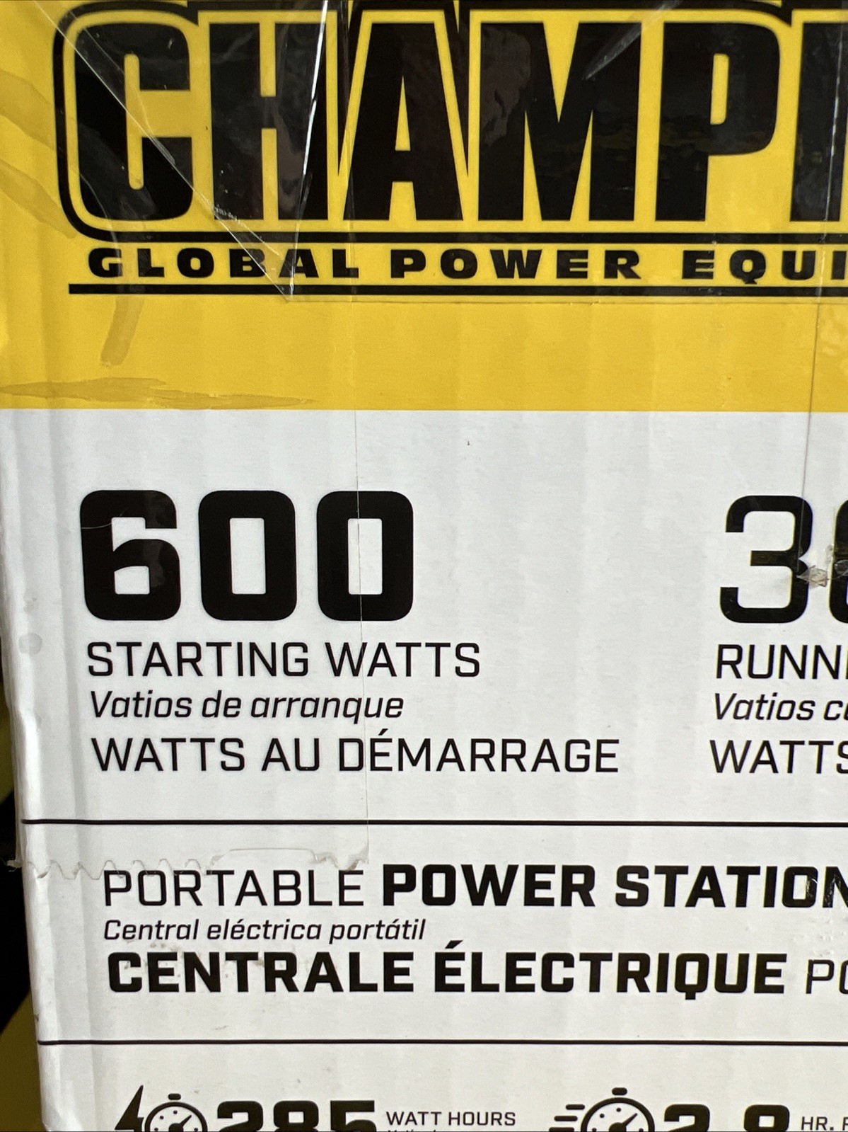 Champion Inverter Generator 600 Starting Watts. 300 Running Watts New In Box!