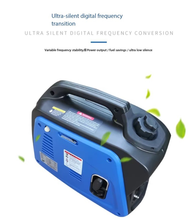 Gasoline Generator for Home Use, Inverter Type, 800W/1kW/2kW/3kW Quiet Operation
