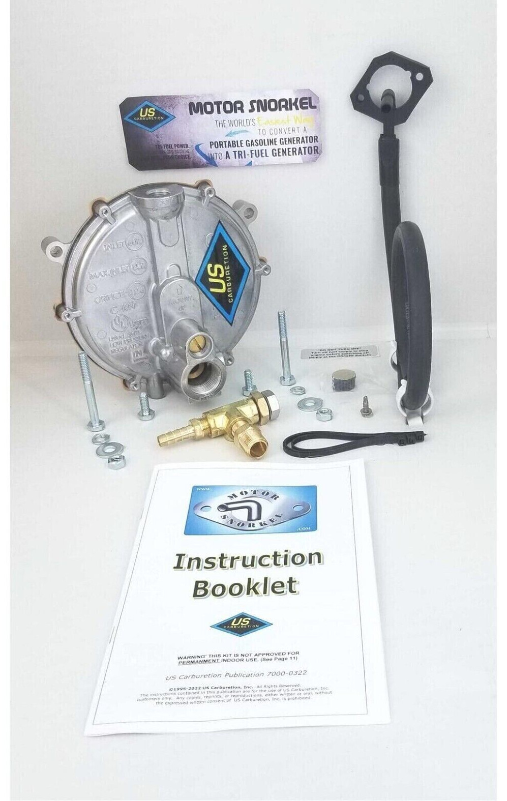 Onan Kohler Propane LP Natural Gas Generators Snorkel Tri Fuel Conversion Kit
