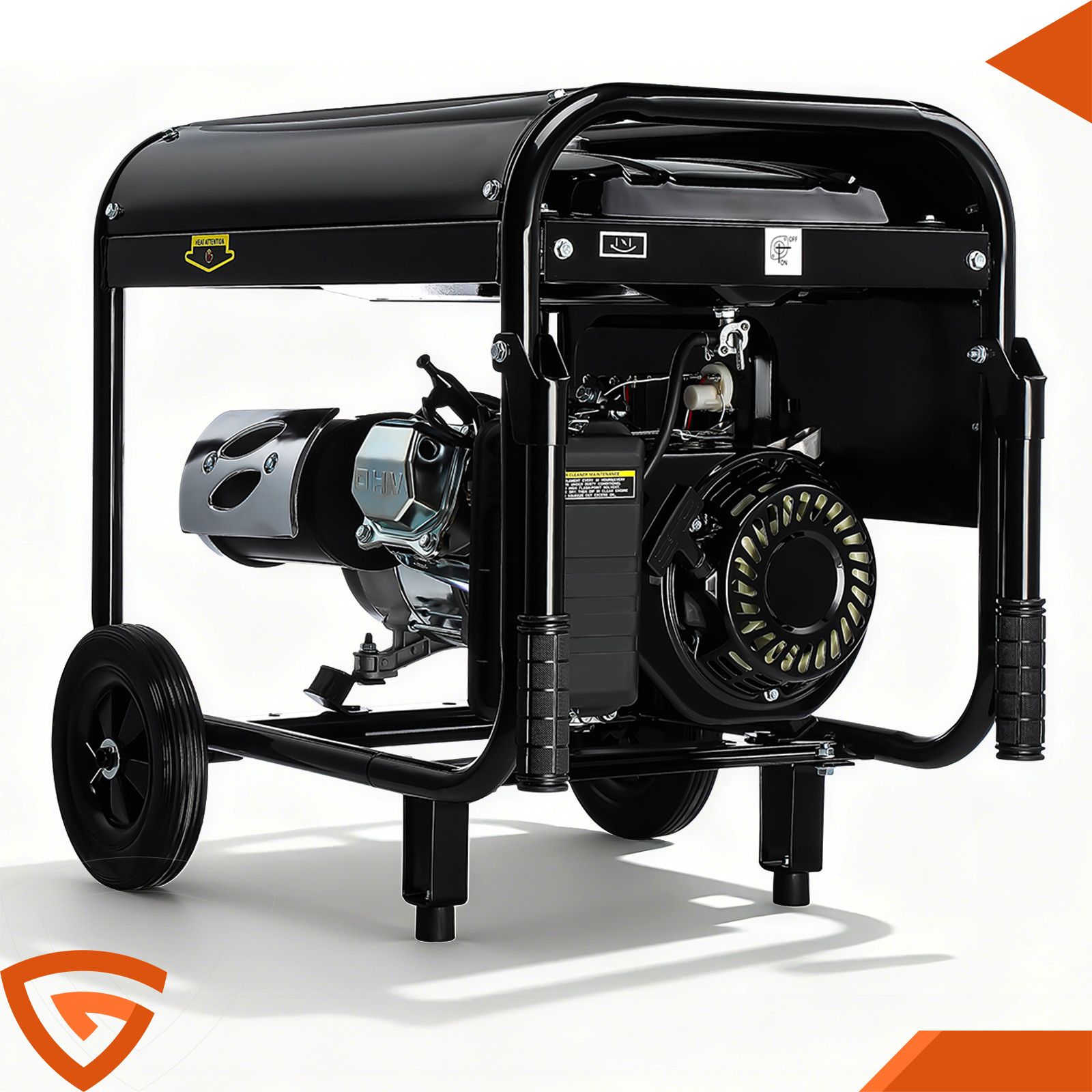 Portable Power Generator Dual Volt Portable 110V/220V Gasoline Generator