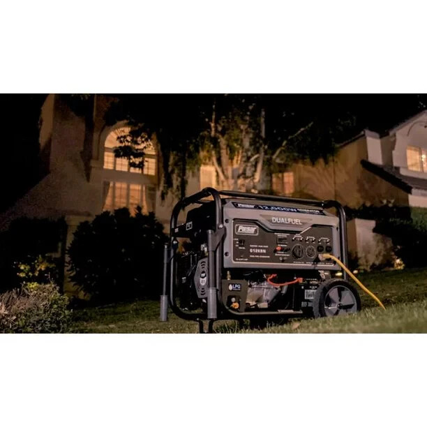 Pulsar 12,000-W Portable Hybrid Dual Fuel Gas Powered Electric Start Generator