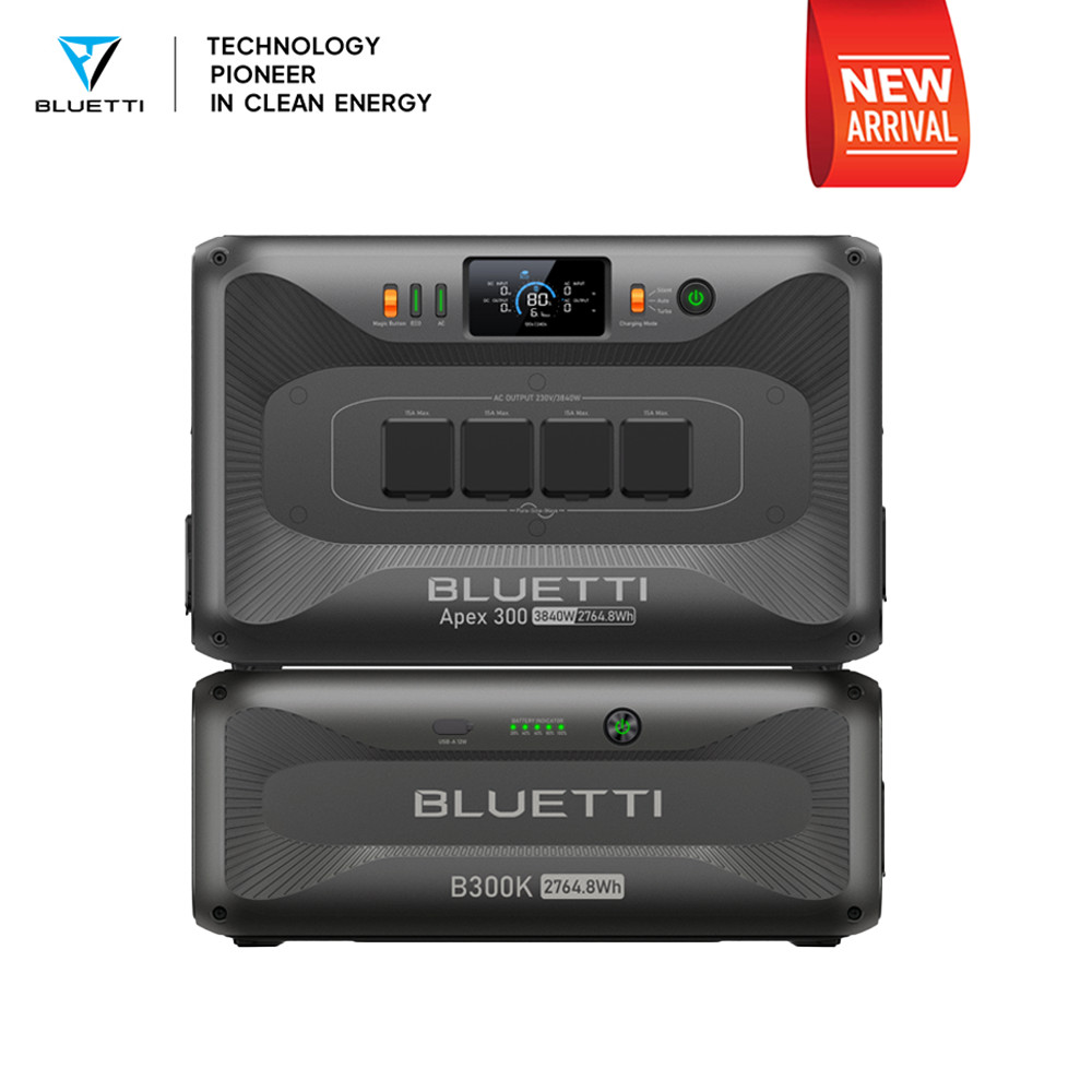 BLUETTI Apex 300+B300K 5529.6Wh Portable Power Station Generator for Home Backup