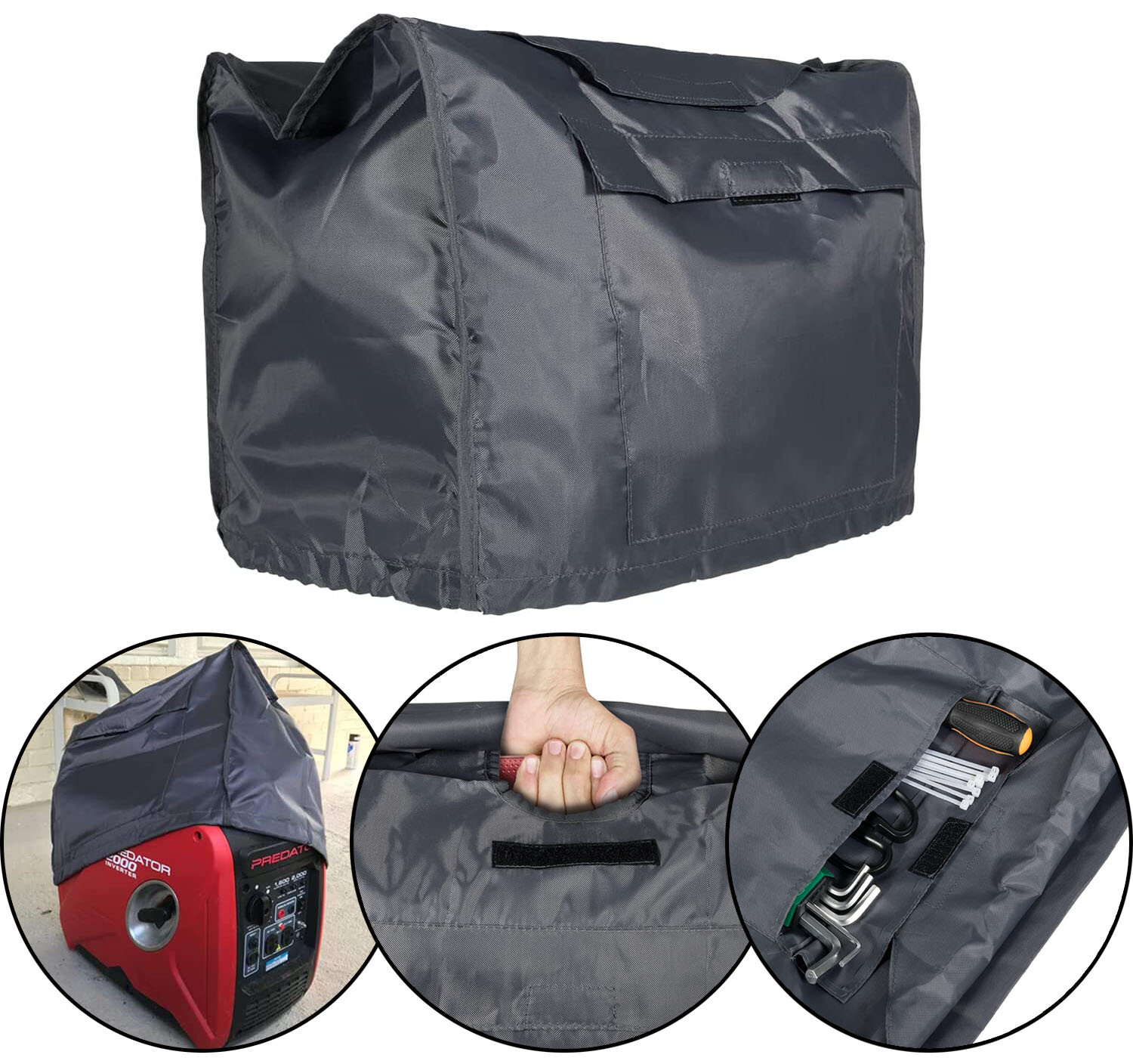 Waterproof Generator Storage Cover Fits Honda Power Equipment Generator Eu2000i