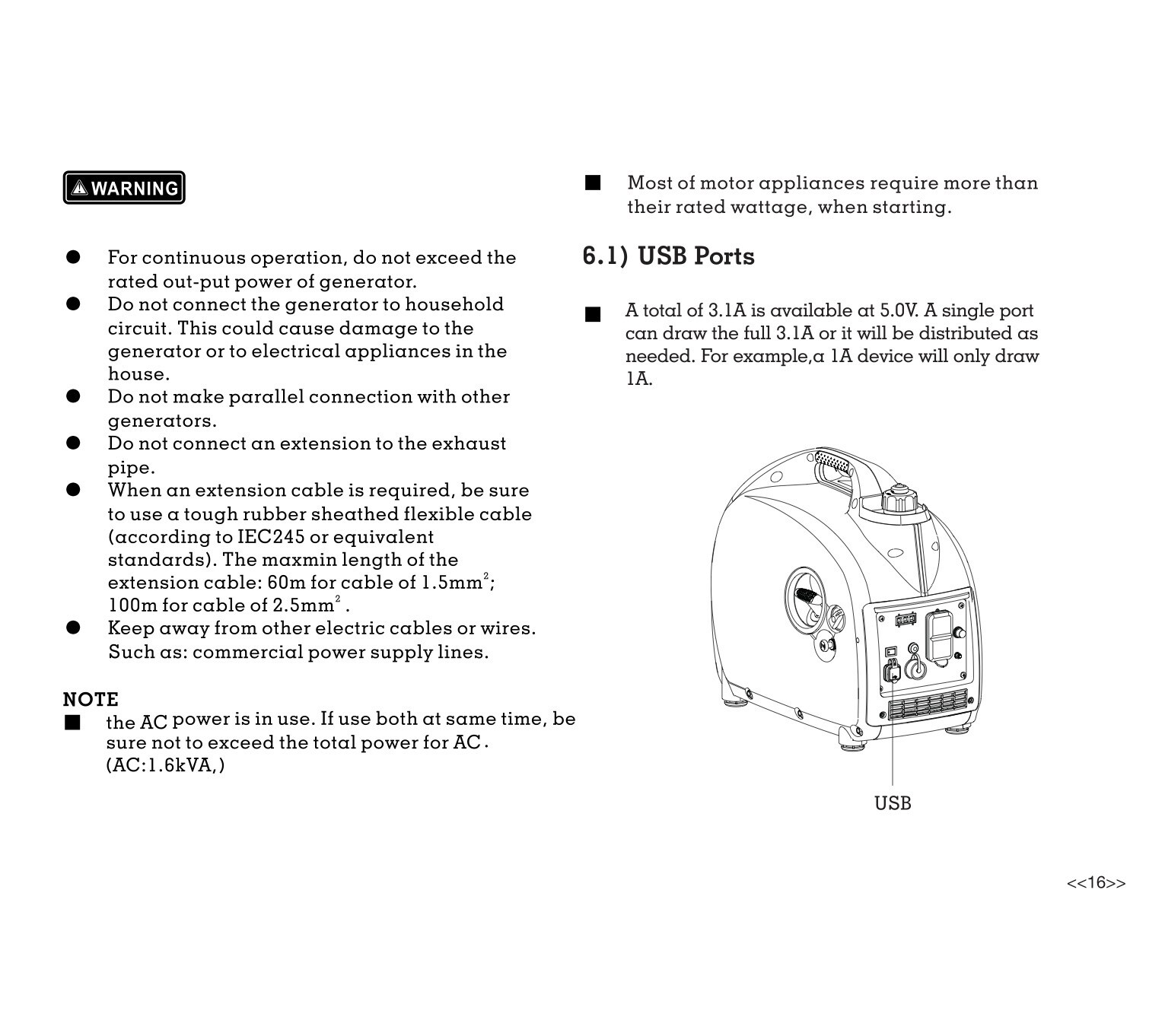 Owners Manual Instructions All-Power Inverter Generator – Model APG2000is