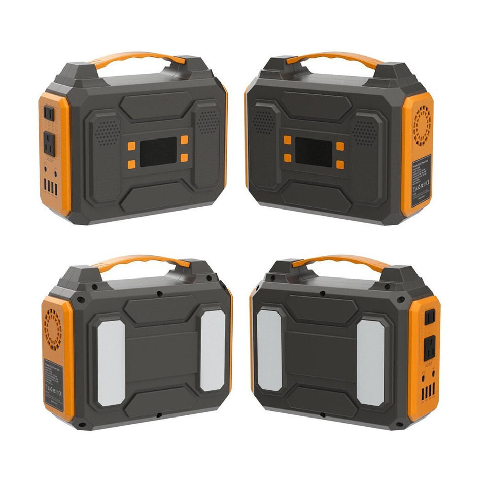 300W Portable Power Station 280Wh AC/DC Solar Generator Outdoor Camping with Bag