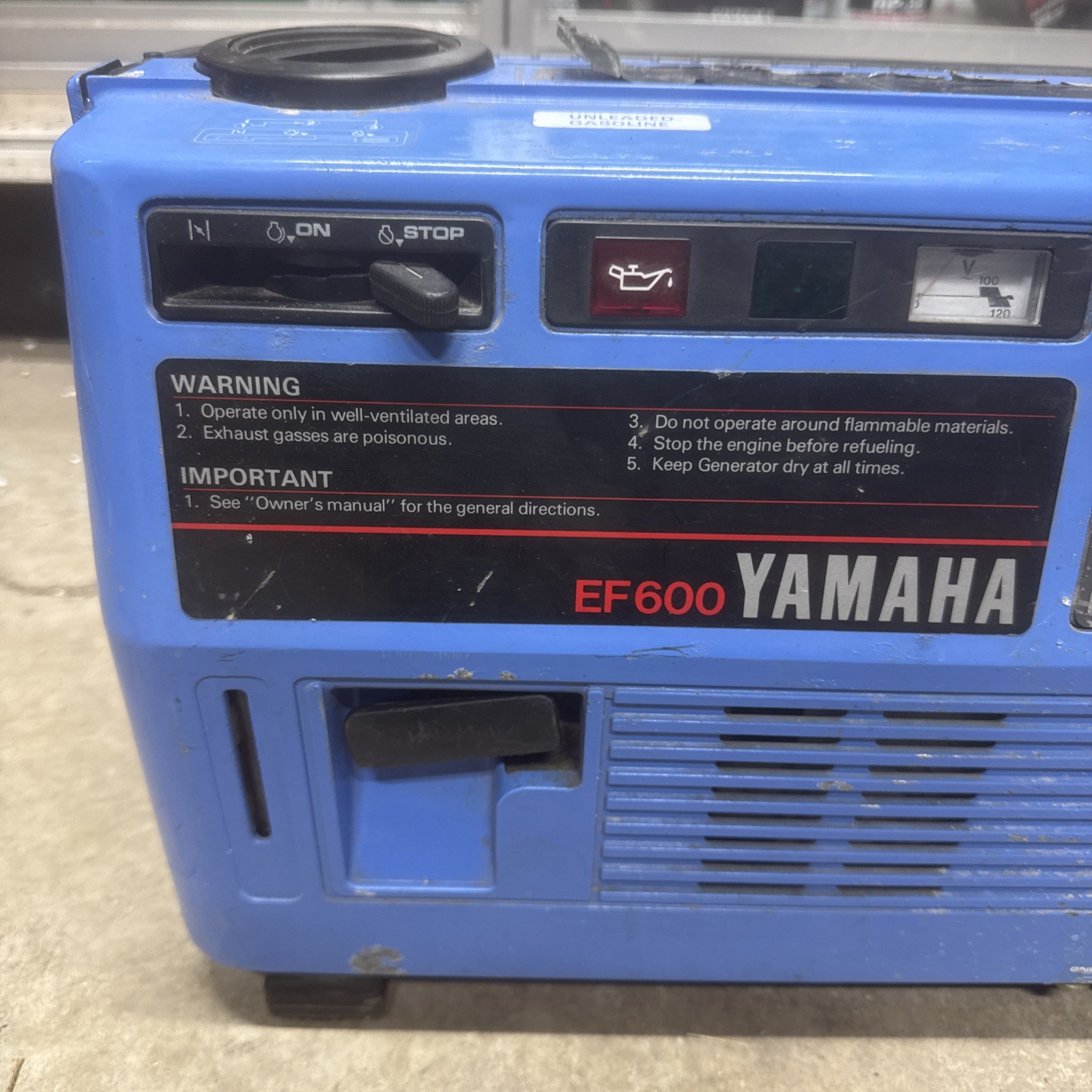 Yamaha Ef600 Generator 120V 60Hz EF 600 Running Free Shipping