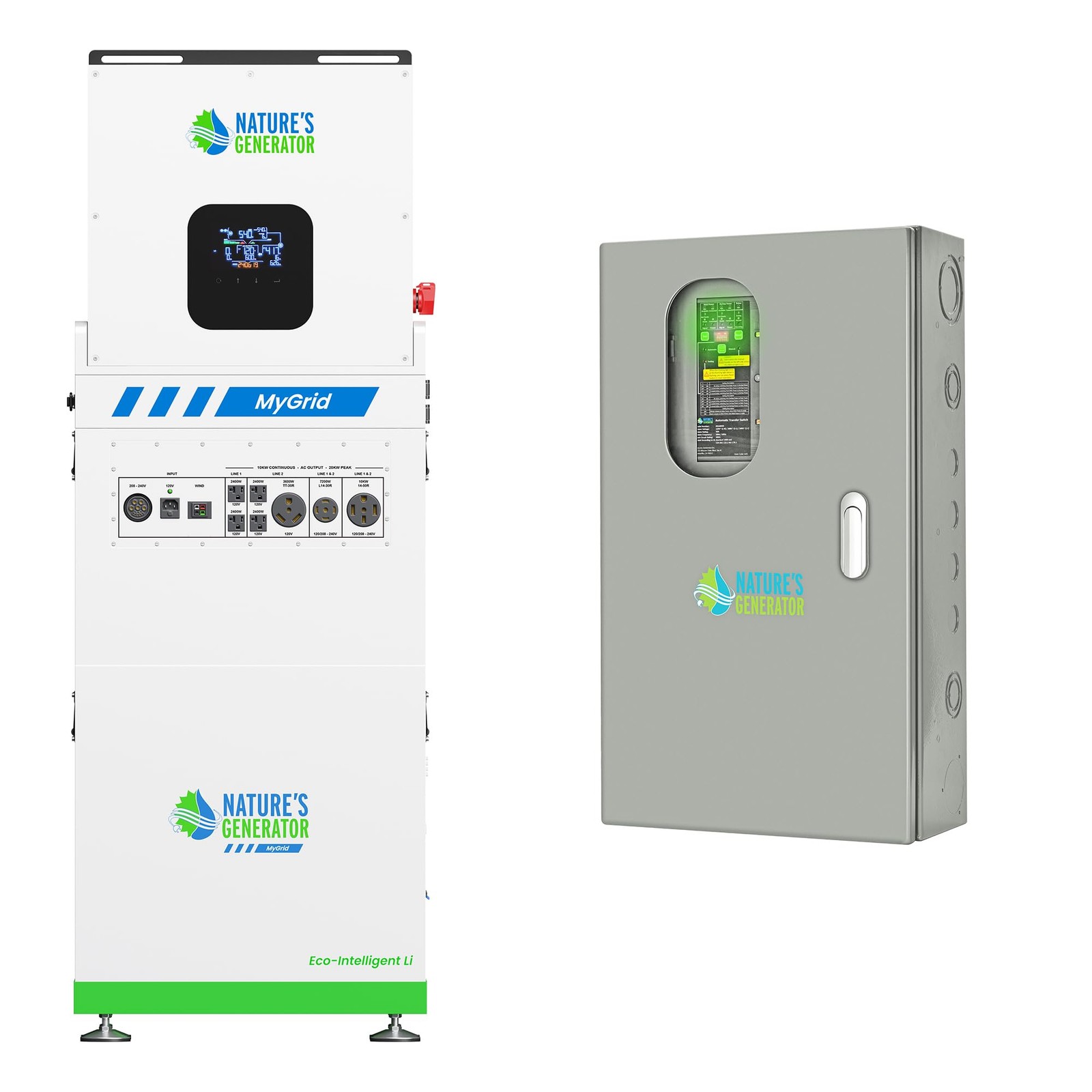 Nature’s Generator Mygrid 10K Generator with 50A Automatic Transfer Switch