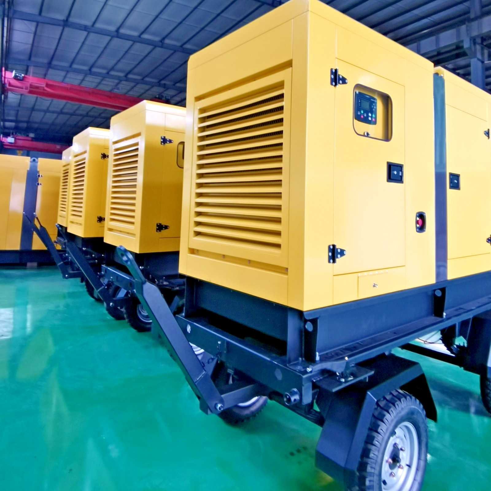 Brand NEW Diesel Portable Silent Generator 150 kva 120 kw with a trailer
