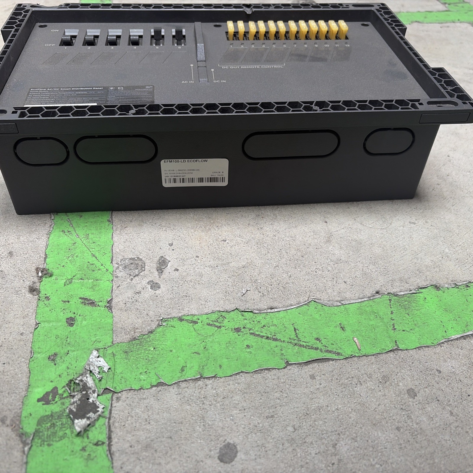 EcoFlow 30A AC/DC Smart Distribution Panel for Power Kit, EFM100-LD