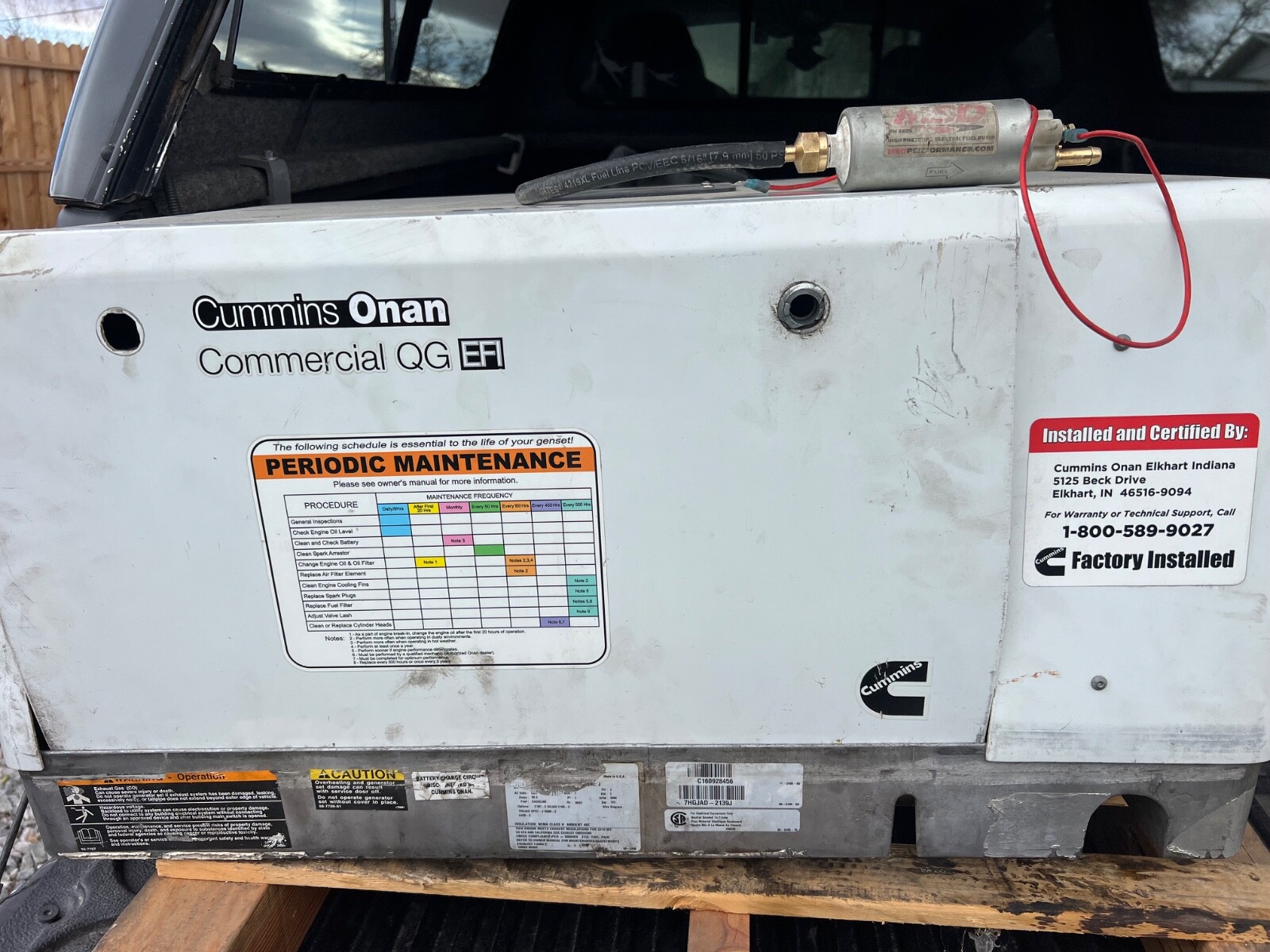 Onan Commercial OG EFI 7000watt Generator 2016