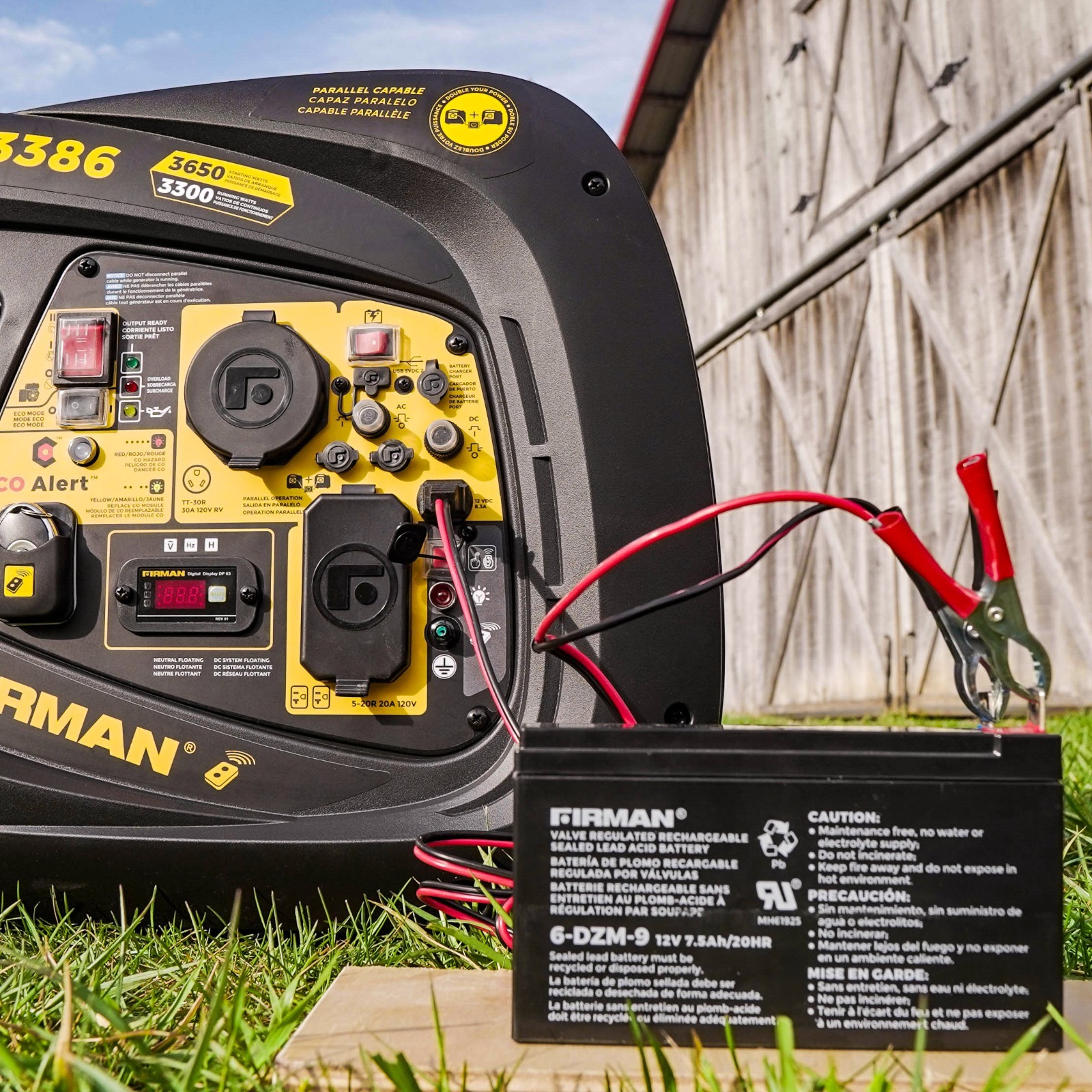 FIRMAN W03386F 3650W Remote Start Inverter Generator – Refurbished