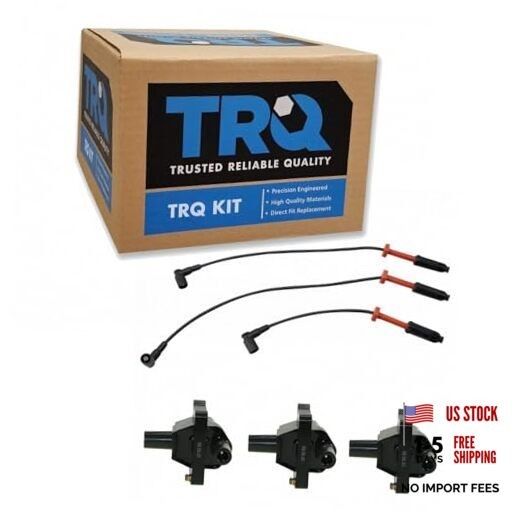 Ignition Coil Kit 4 Piece Compatible with 1993 Mercedes-Benz 300E ICA60068
