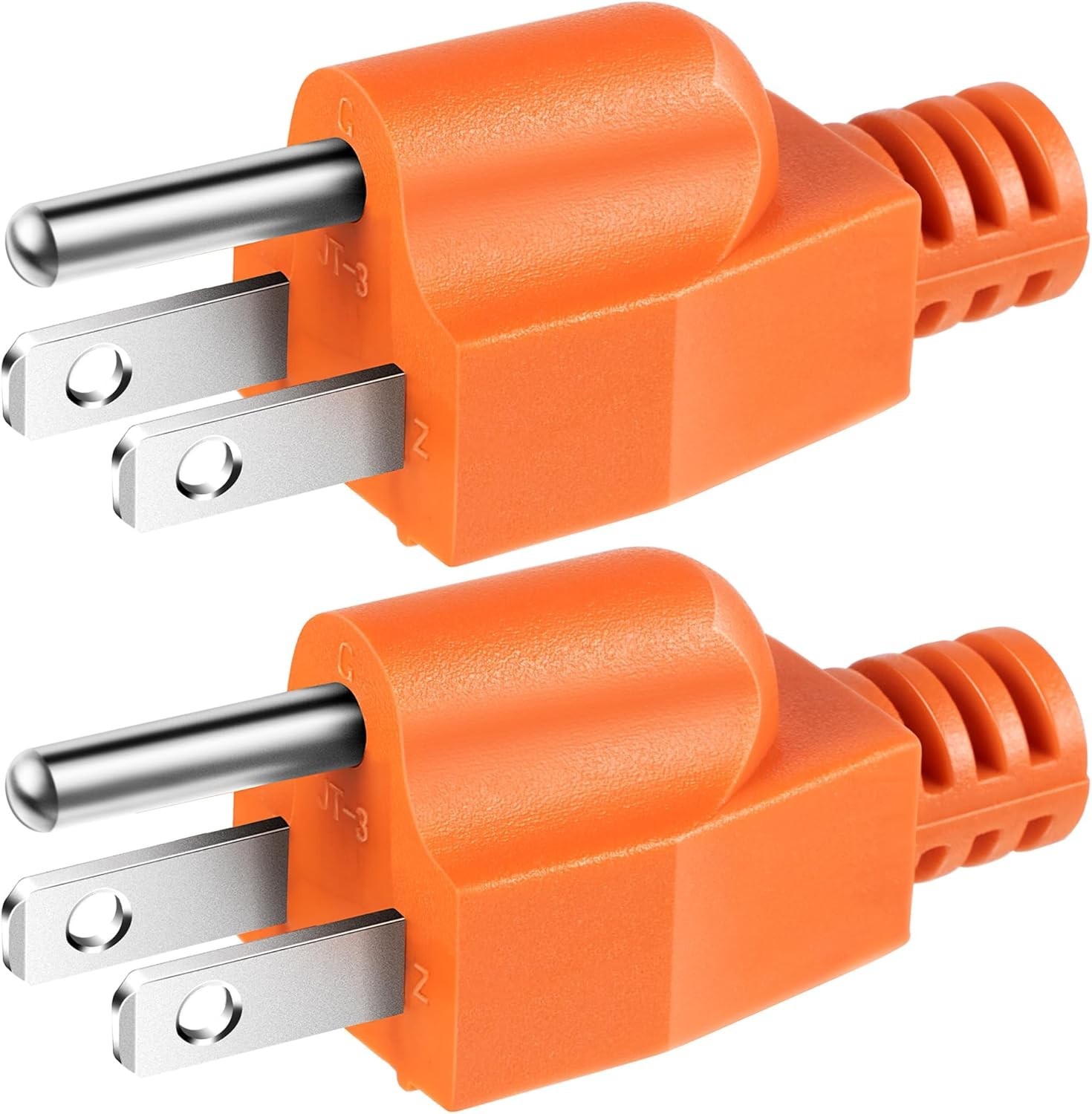Dual Neutral Ground Bonding Plugs for RV & Motorhome Use – Certified Orange