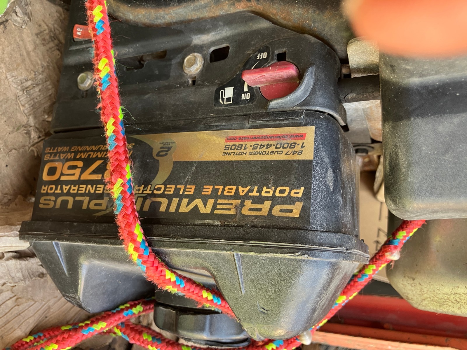 Portable 120V Coleman Powermate generator #2 . Generator Bad,Engine Turns Over