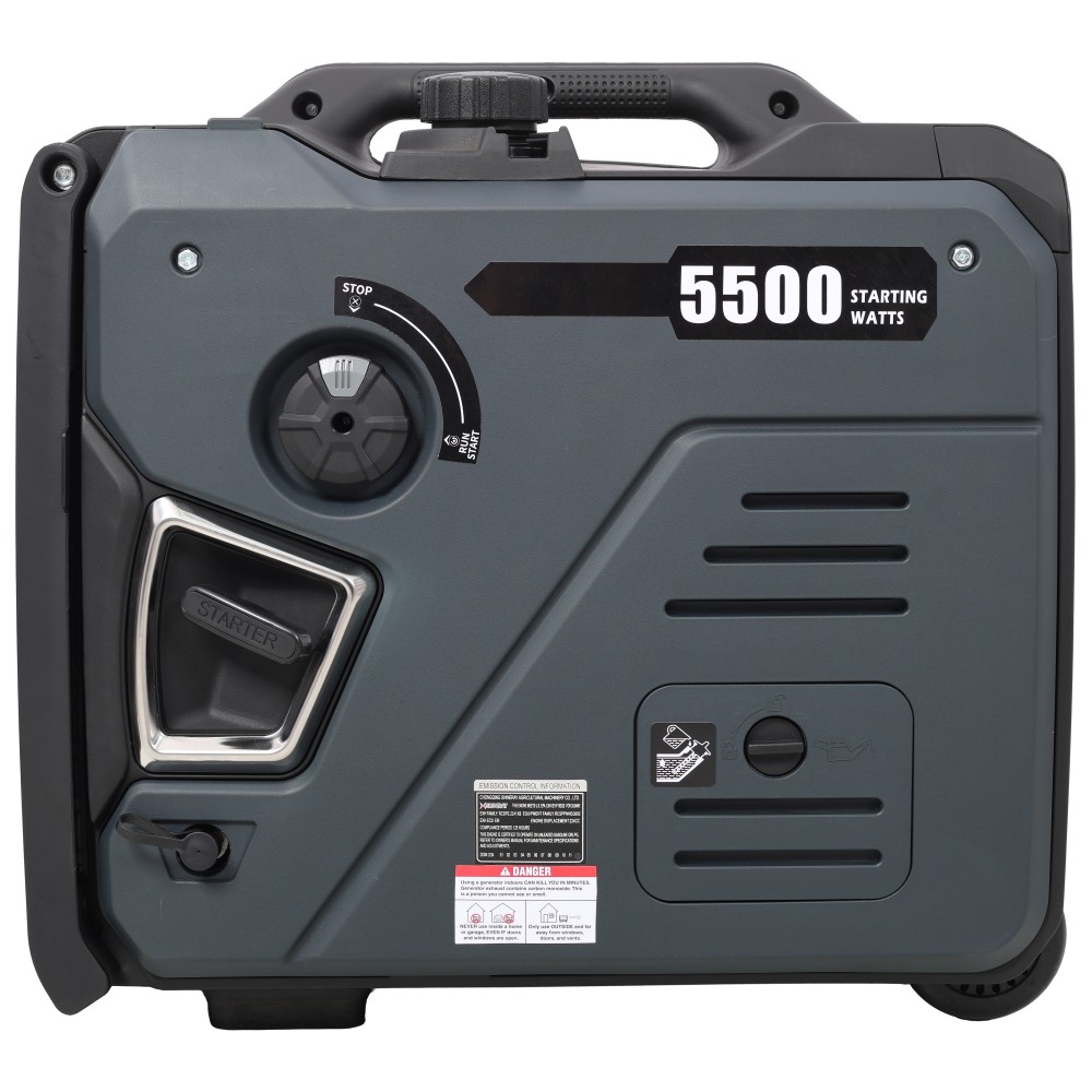 5500W Dual Fuel Inverter Generator w/ Remote Start, CO Sensor & Wheels