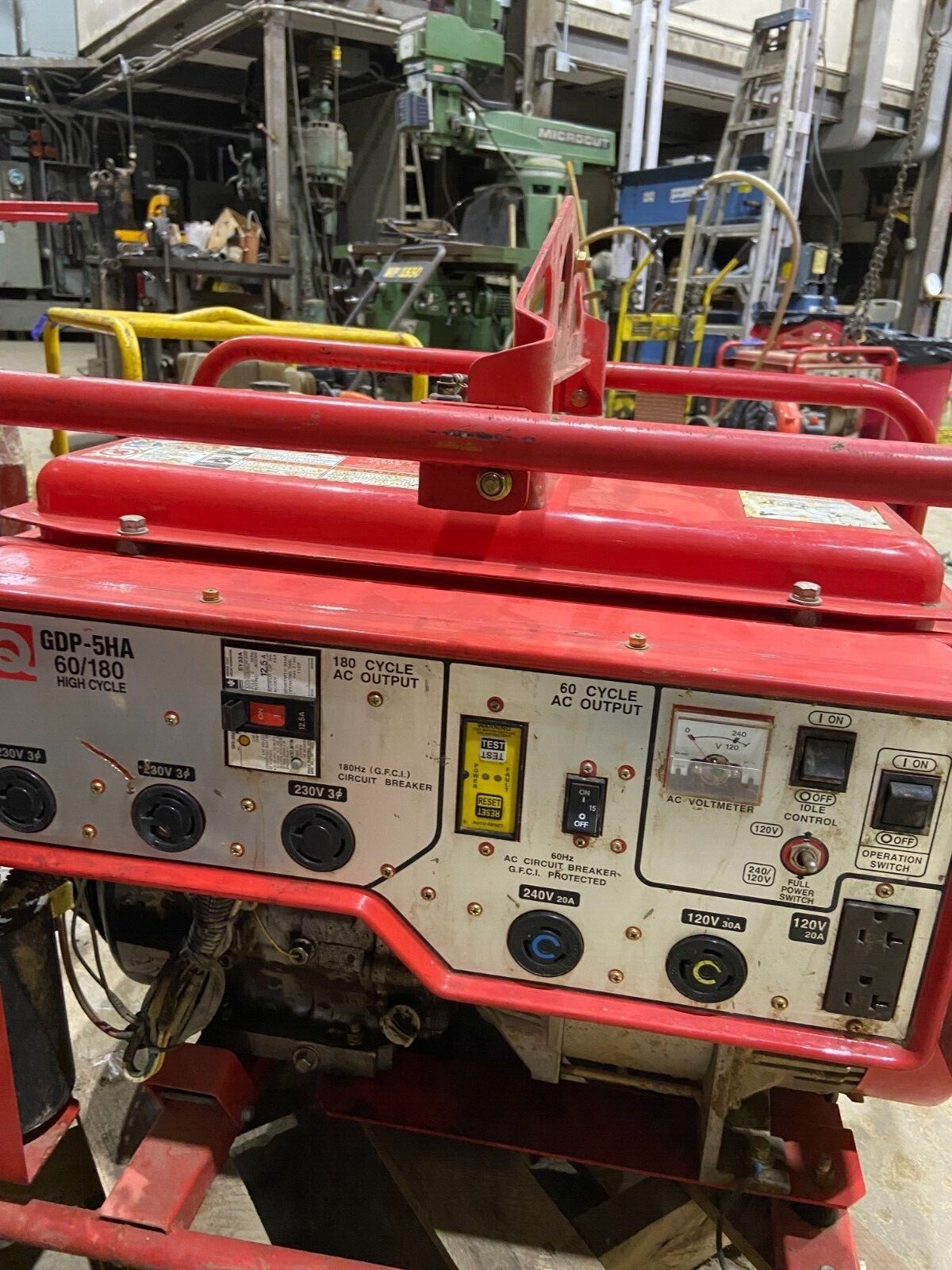 Generator MultiQuip GDP 5HA   3 Phase 230v  Honda GX340 Gasoline Engine 