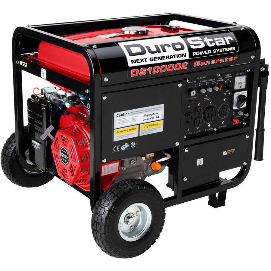 Durostar 10,000-Watt Portable RV Ready Gas Powered Generator with Electric Start