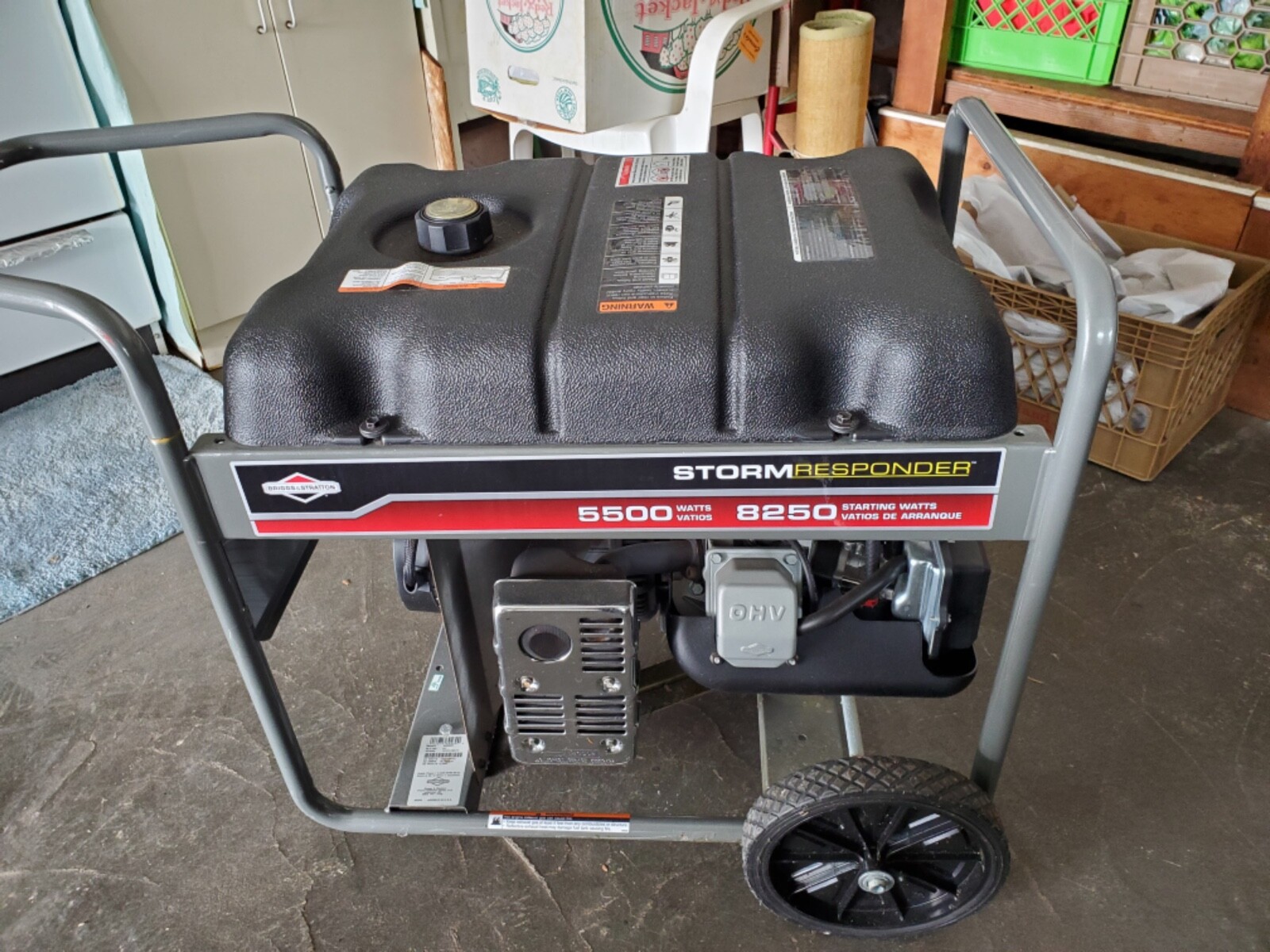 BRIGGS & STRATTON 5500 WATT STORM RESPONDER GENERATOR 8250 (EZ2003359)