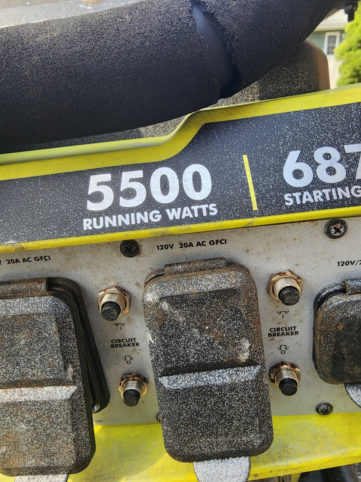 RYOBi 6875 Gas Generator