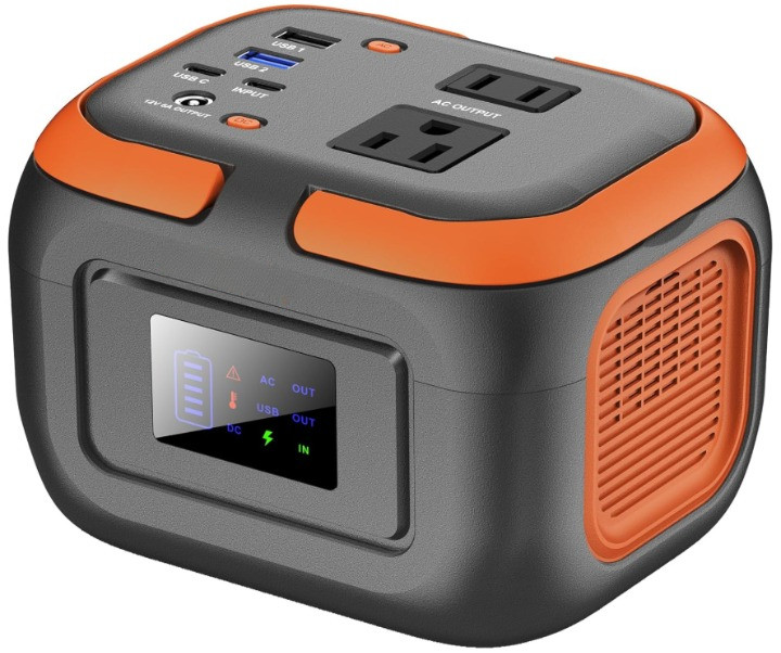 Estación portátil 120W 97.6Wh con salida AC para camping y emergencia, Nuevo