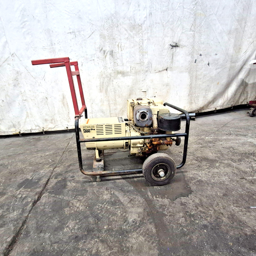 KOHLER POWERPRO 5000 GENERATOR 5MBM65 5000W 60HZ 3600RPM 41.7/20.8A 120/240V 1PH