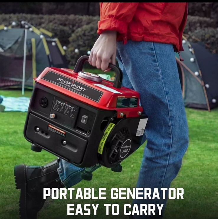 Portable Generator,Power Smart1200W Generator for Home Backup,RV Camping Outdoor