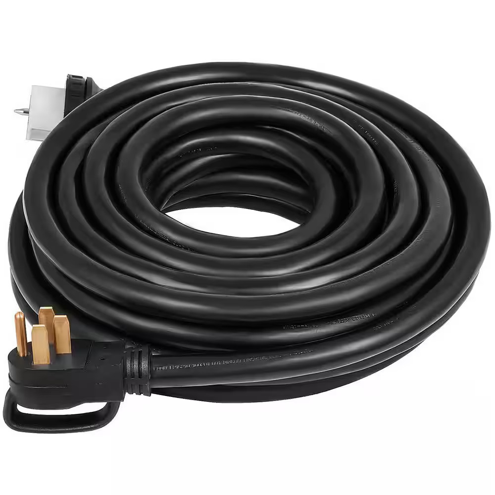 75 Ft. 50 Amp 125/250-Volt, 14-50P to CS6364 Locking Connector, Durable Extensio