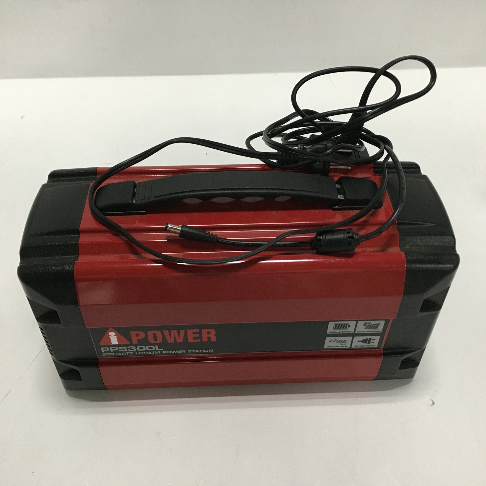 A-iPower 300 Watt Lithium Power Supply, Built In Integrated LED Spotlight
