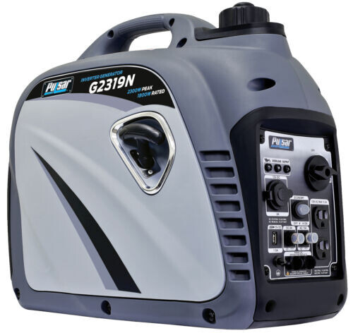 Pulsar 2,300W Portable Gas-Powered Quiet Inverter Generator | USB & Parallel
