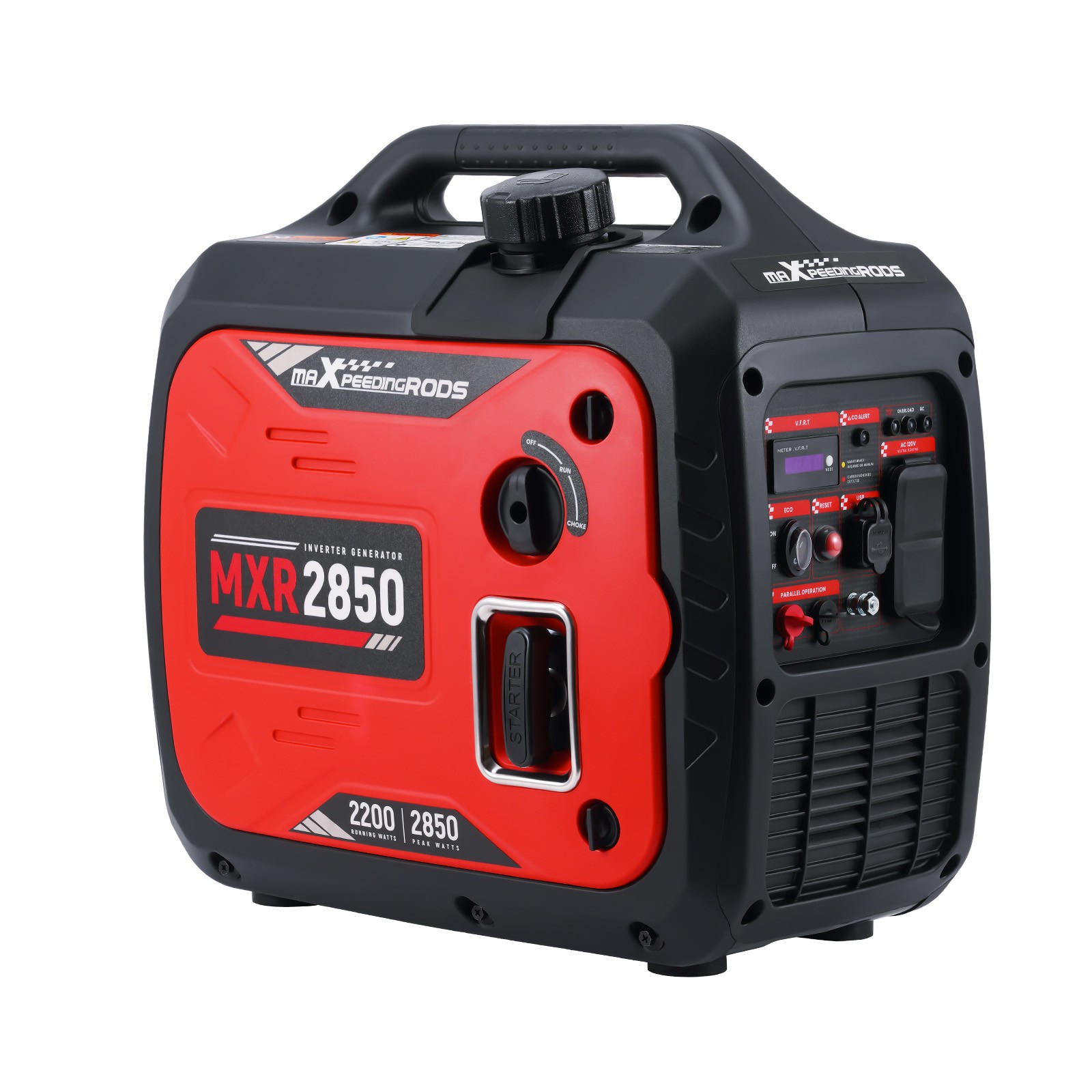 2850W Inverter Generator Gas Powered Quiet Eco Portable 18kg for Outdoor