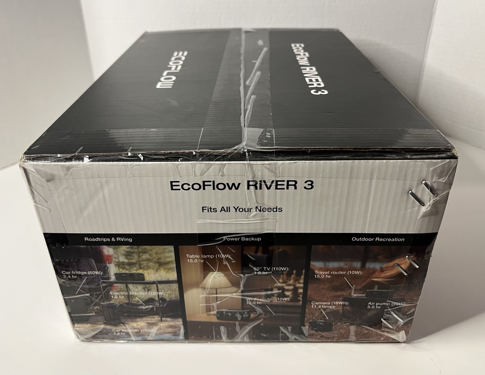 EcoFlow Portable Power Station RIVER 3 EFR705 LiFePO4 Battery 600w Surge NEW