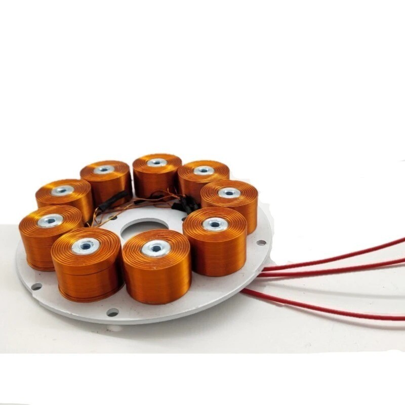 104x25MM Disc Generator Strong Magnetic Low Speed Multi-Pole 3-Phase Alternator